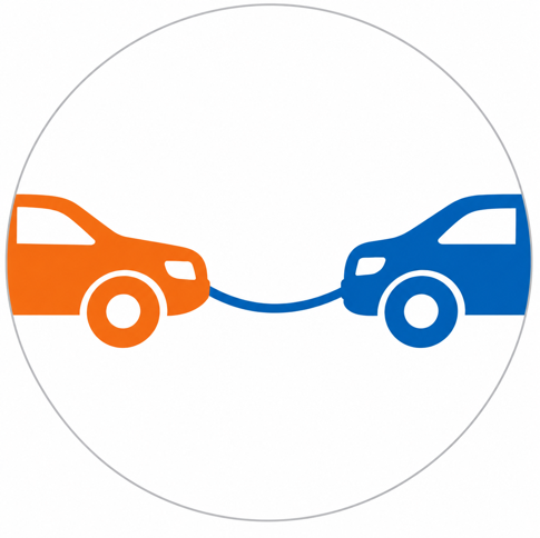 Emergency vehicle winch assistance icon